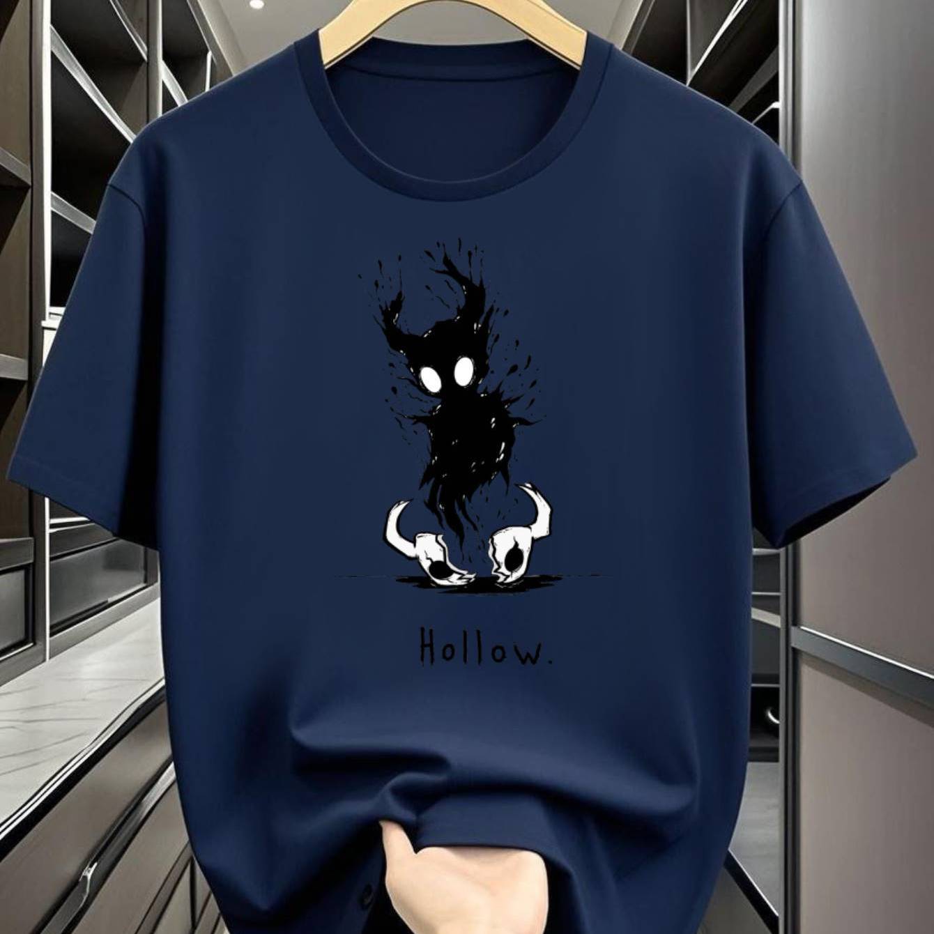 Hollow Knight Navy Blue T-Shirt – Shade Form