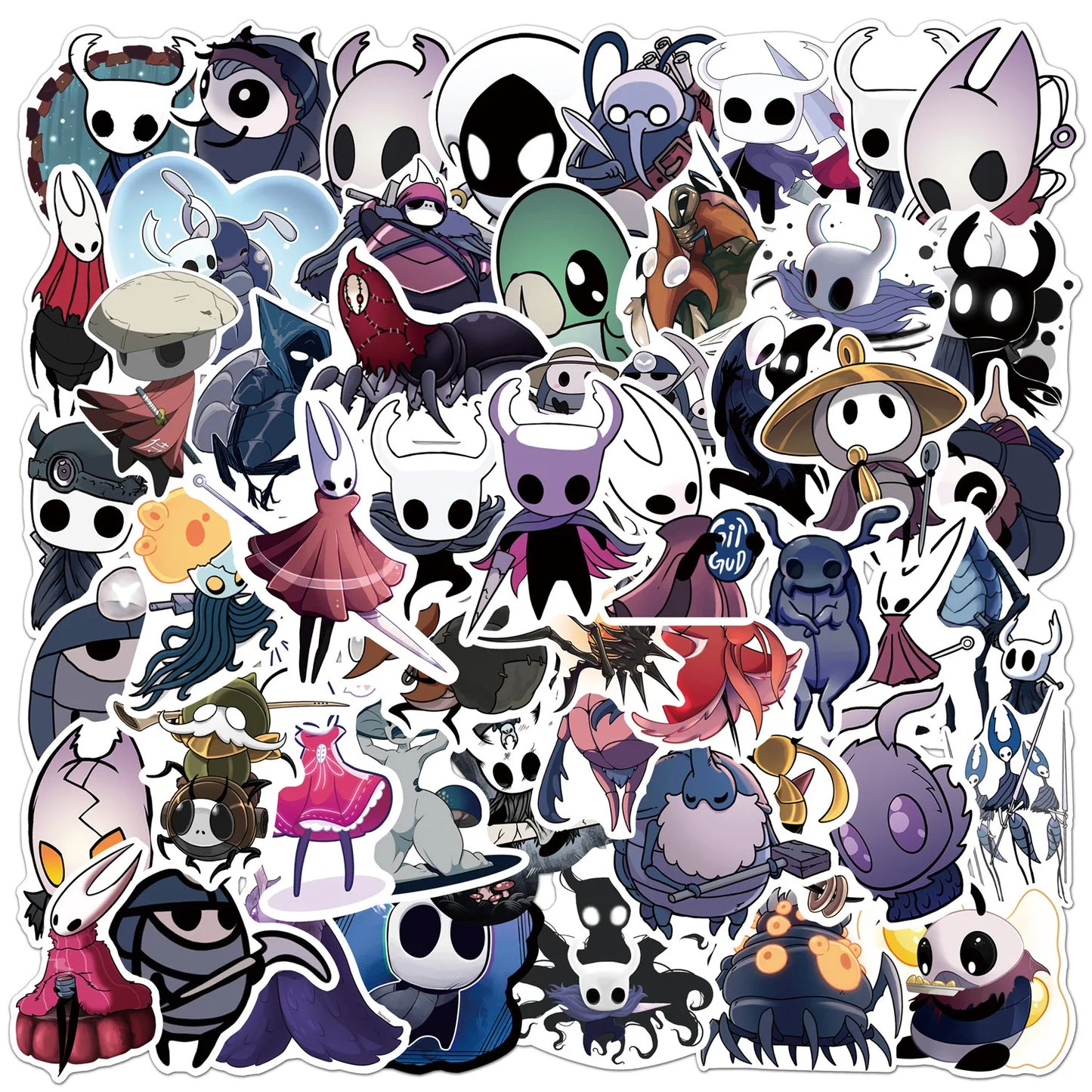 Hollow Knight Stickers - 54 Pieces