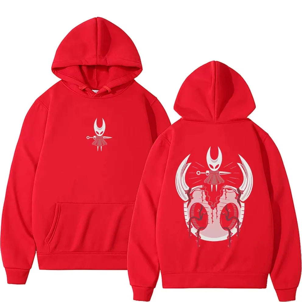 Hollow Knight Hoodie - Hornet & The Knight Skull - Multiple Choice of Colors