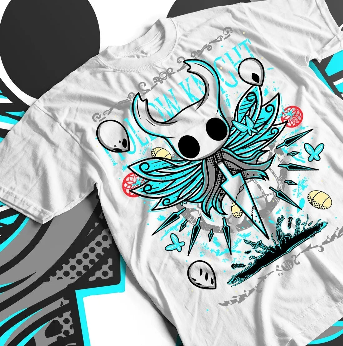 Hollow Knight Vintage White T-Shirt - The Knight