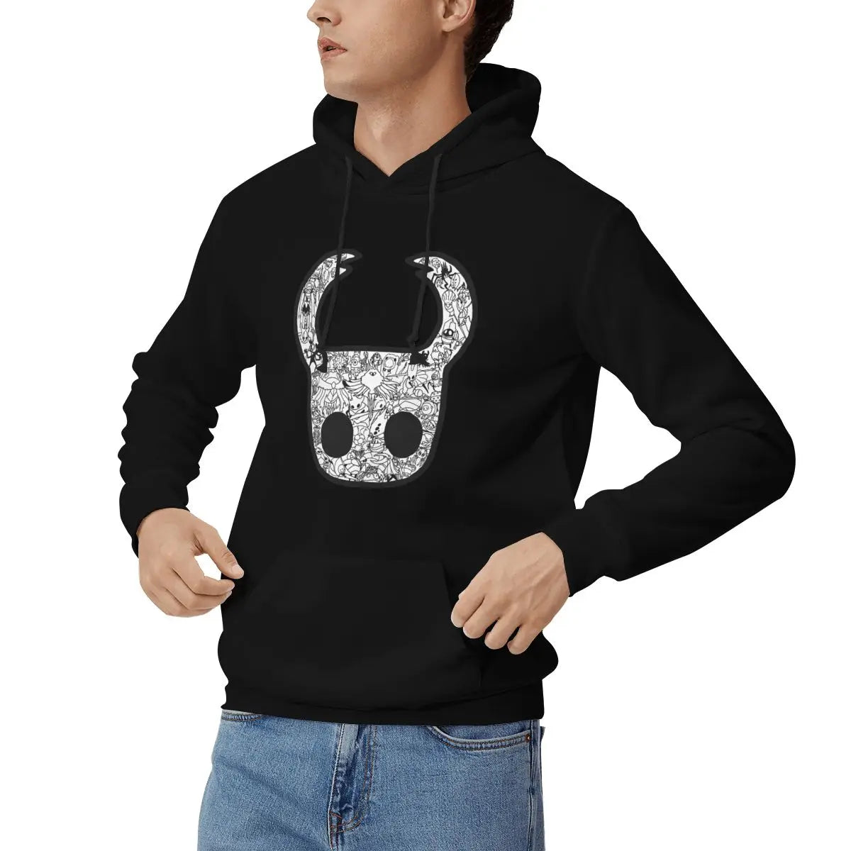 Hollow Knight Skull Hoodie – Multiple Colors