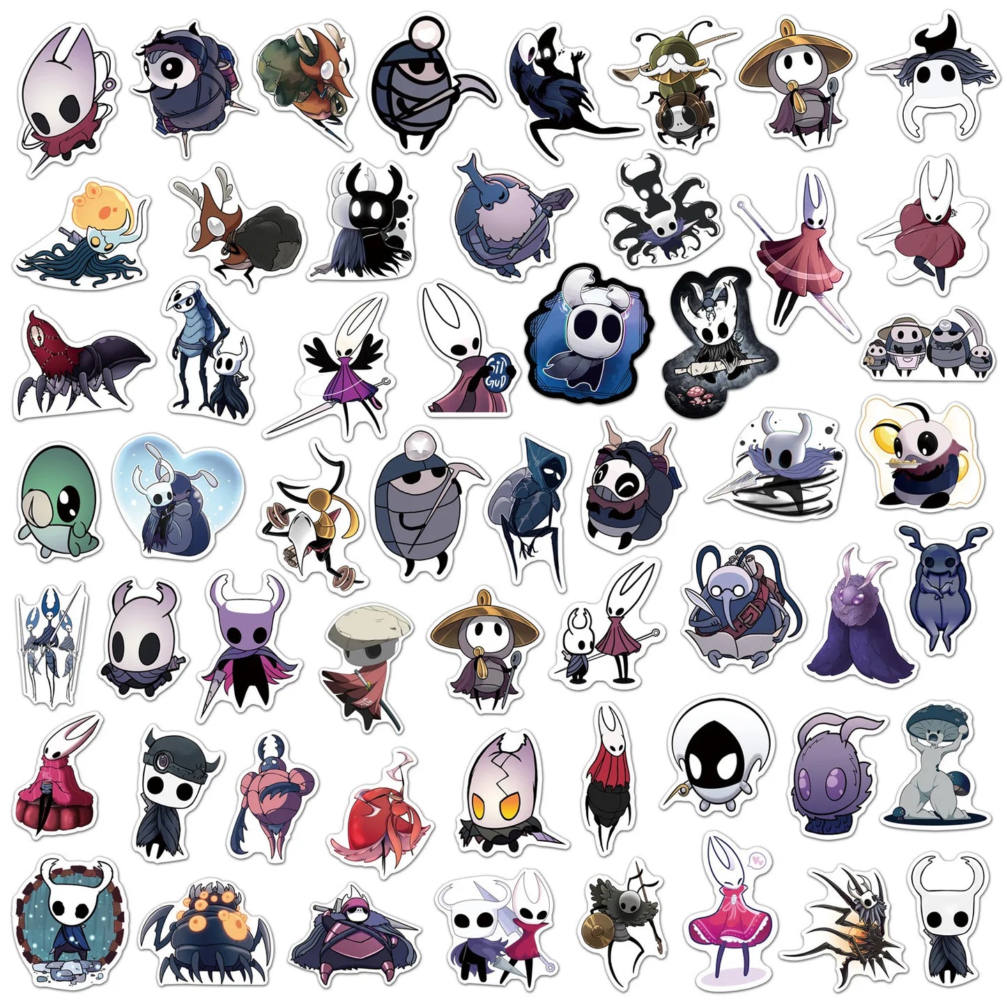 Hollow Knight Stickers - 54 Pieces
