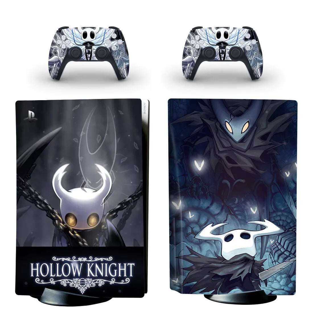 Hollow Knight PS5 Skin – Silksong Vinyl-Aufkleber für Konsole & Controller – 3
