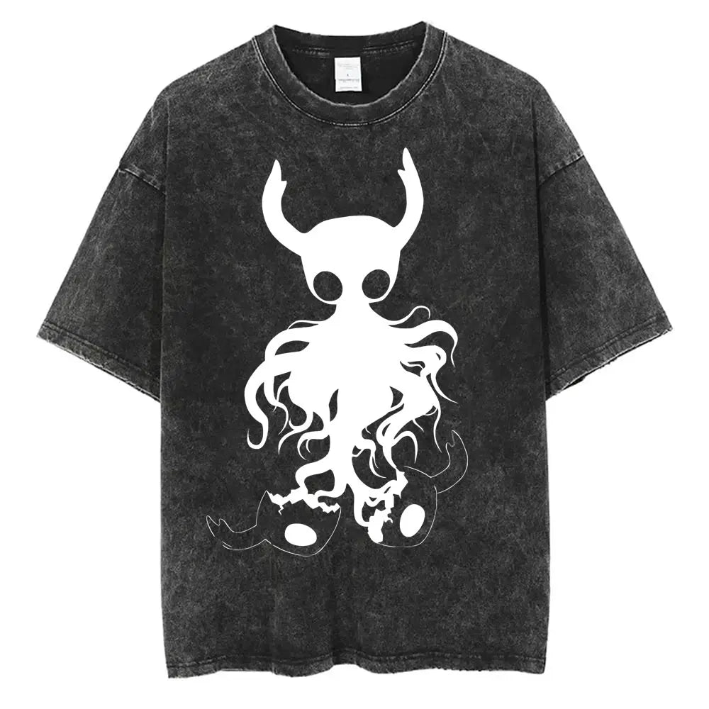 Hollow Knight Schwarzes T-Shirt - Der Schatten