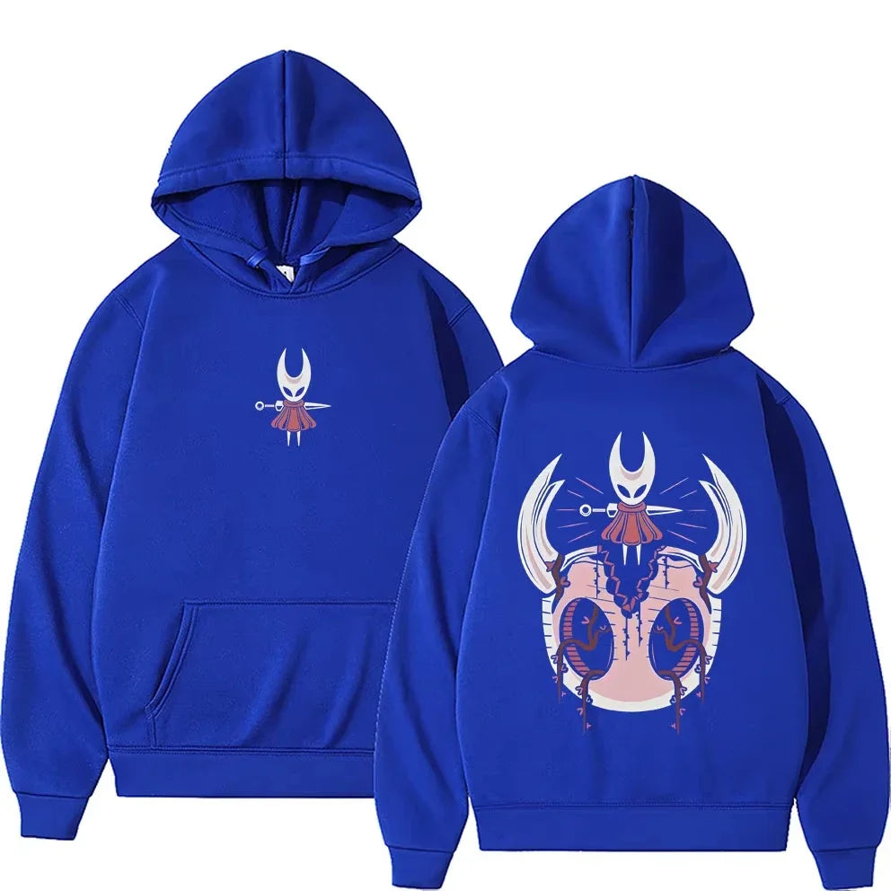 Hollow Knight Hoodie - Hornet & The Knight Skull - Multiple Choice of Colors
