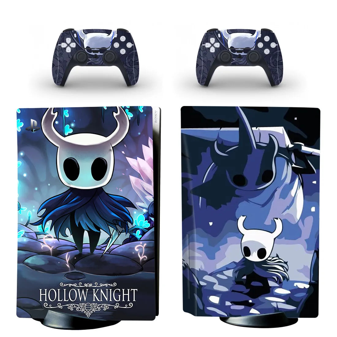 Hollow Knight PS5 Skin – Silksong Vinyl-Aufkleber für Konsole & Controller – 4