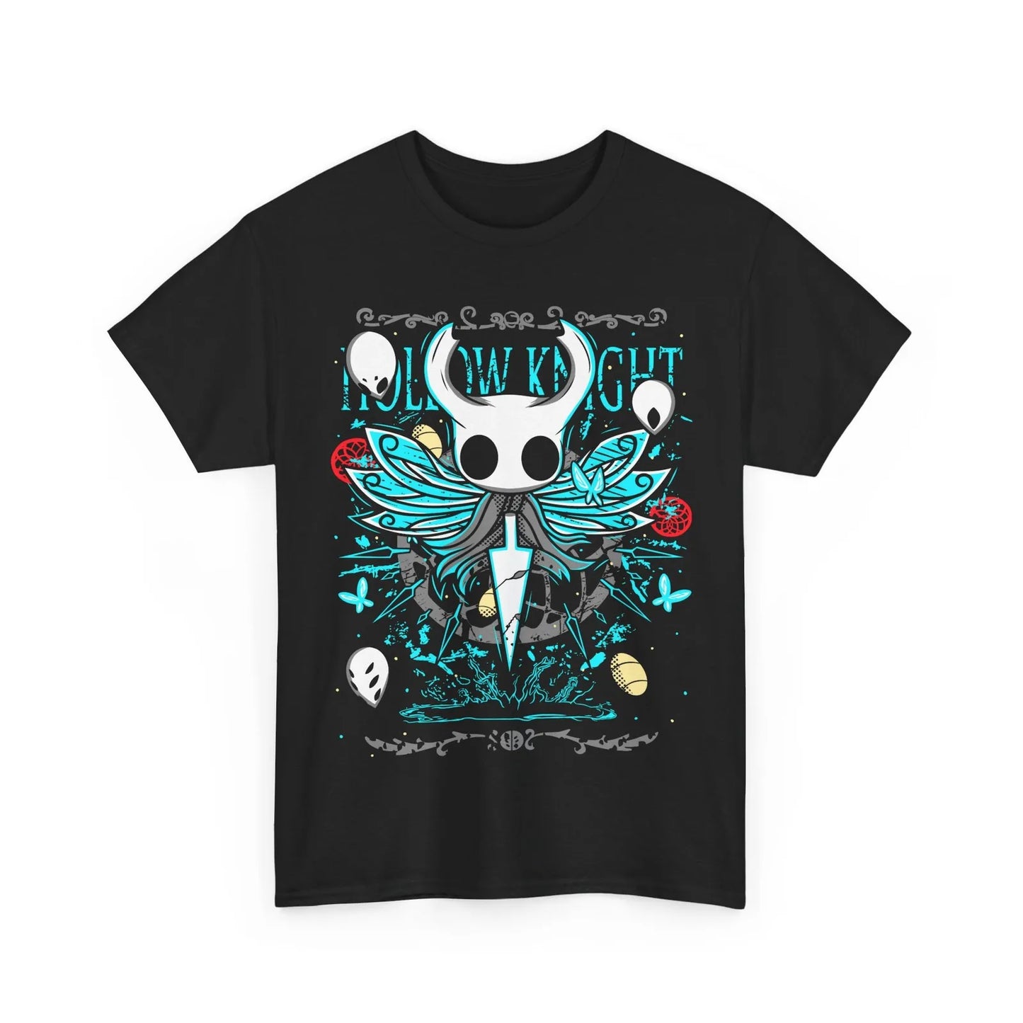 Hollow Knight Vintage Black T-Shirt - The Knight