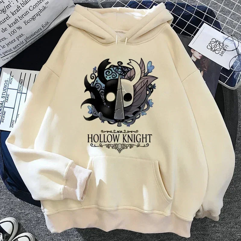 Hollow Knight weißer Hoodie – Shade & The Knight