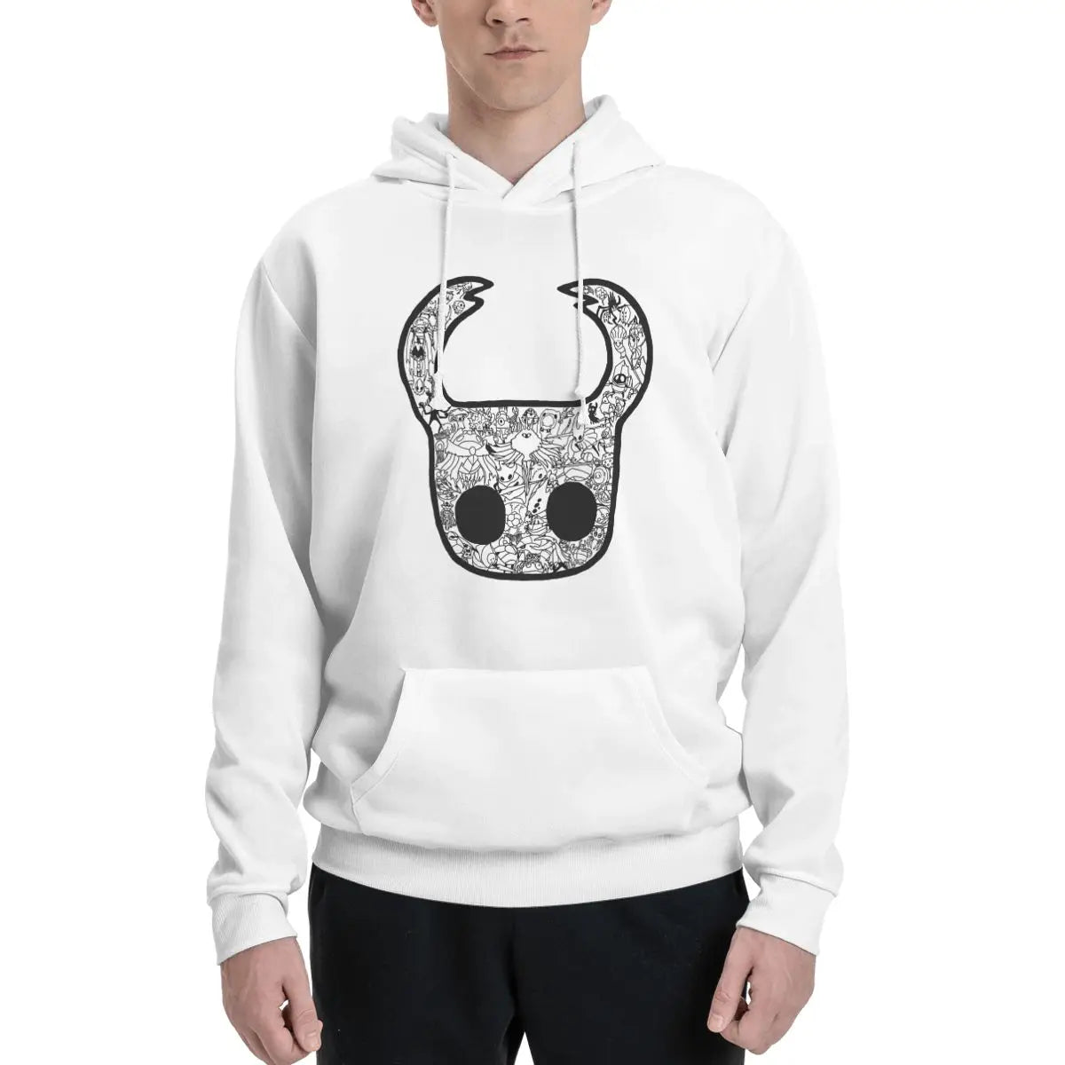 Hollow Knight Skull Hoodie – Multiple Colors