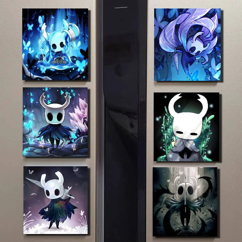 Hollow Knight Fridge Magnet - The Knight & Lifeblood - 1