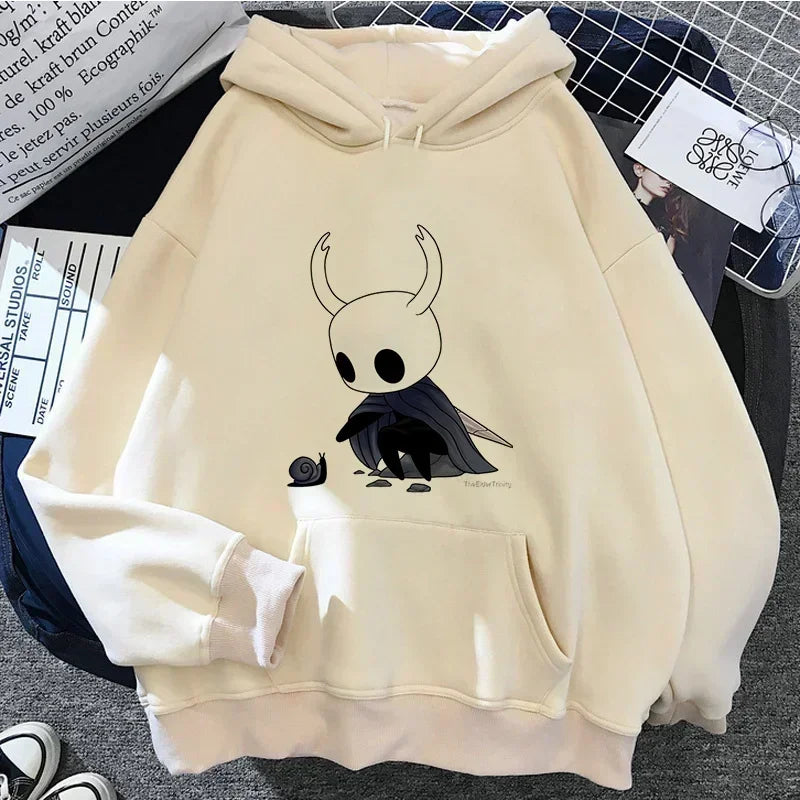 Hollow Knight weißer Hoodie - Der Ritter süß