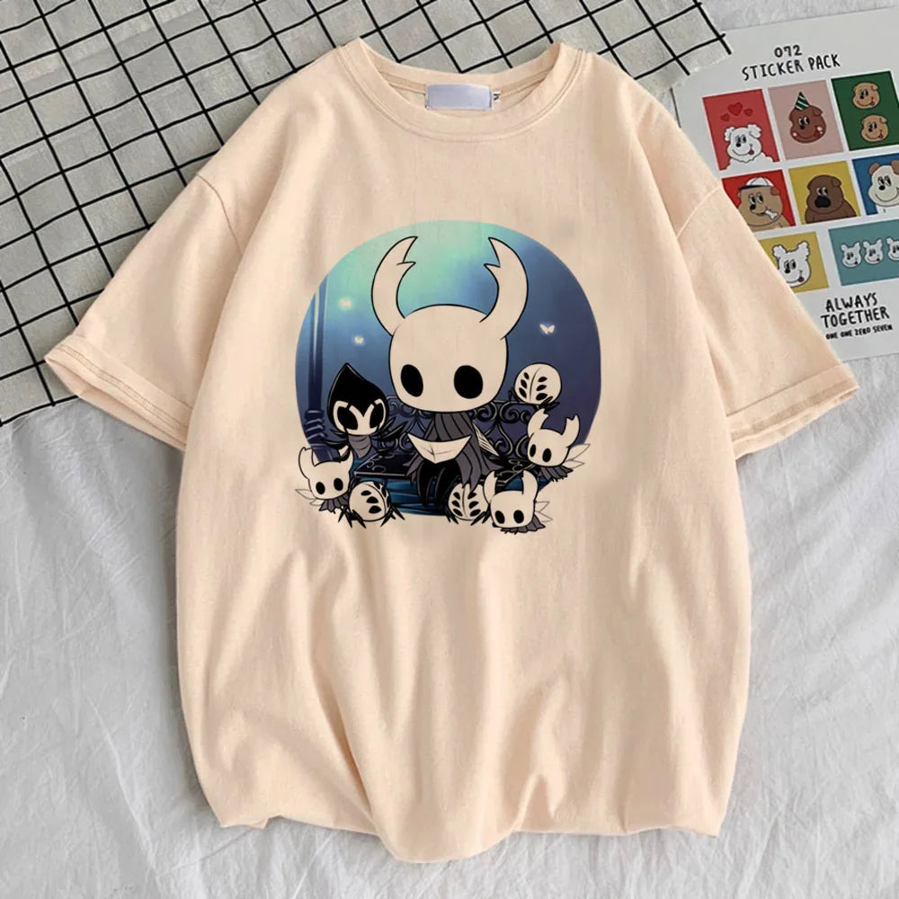 T-shirt Hollow Knight Crème Kawaii