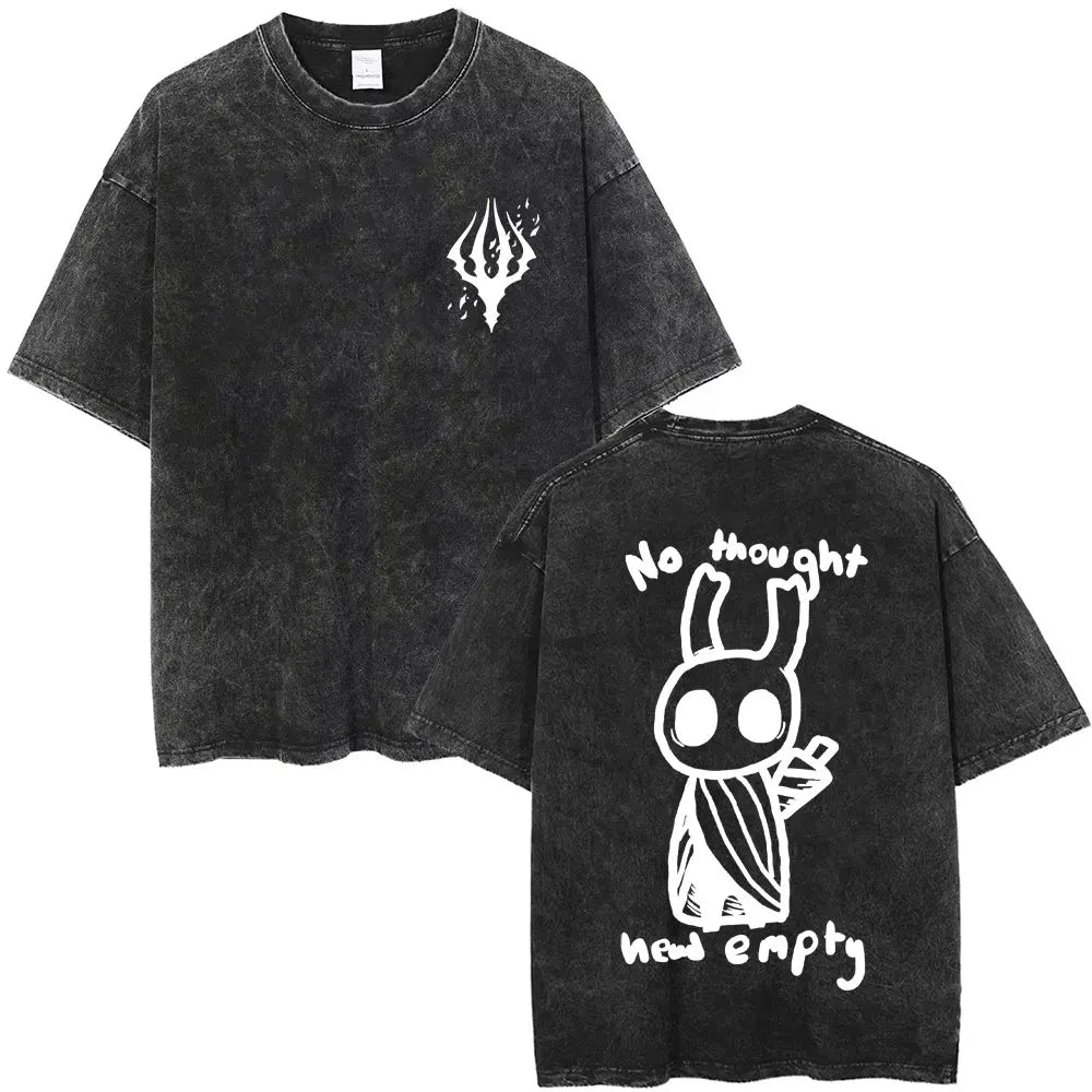 T-shirt noir Hollow Knight - No Thought maintenant vide