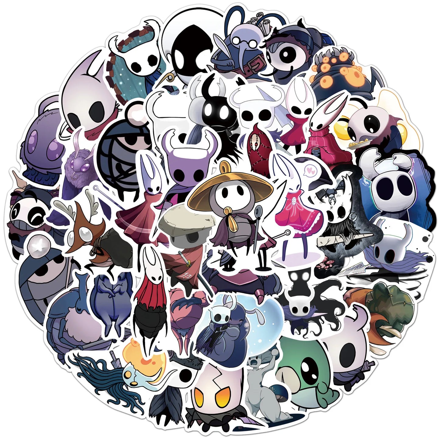 Hollow Knight Stickers - 54 Pieces