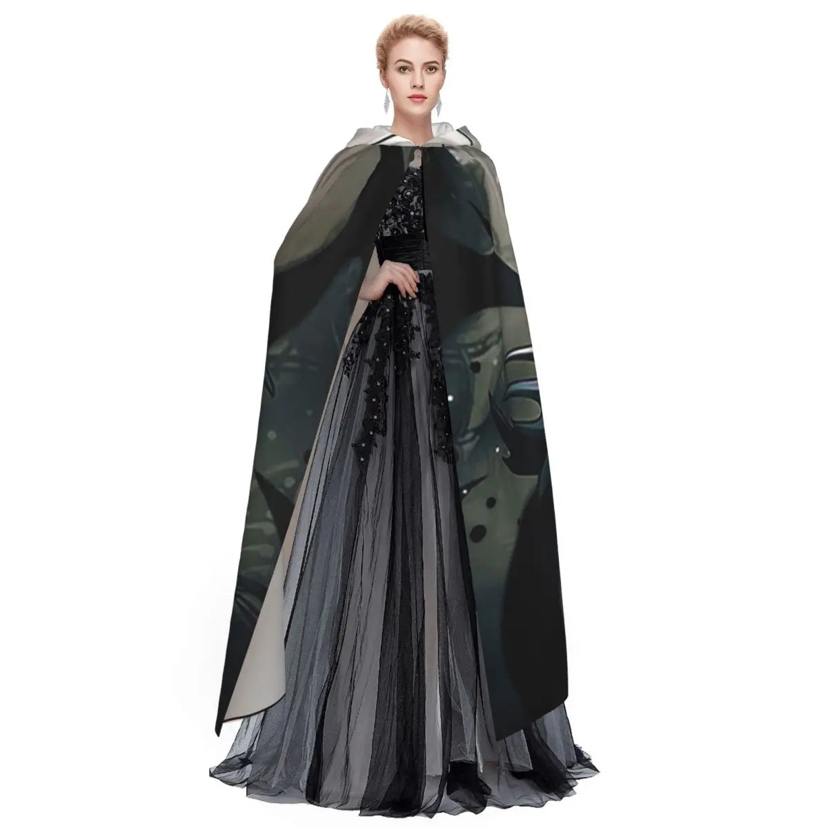Hollow Knight Long Hooded Cloak - The Knight - 2