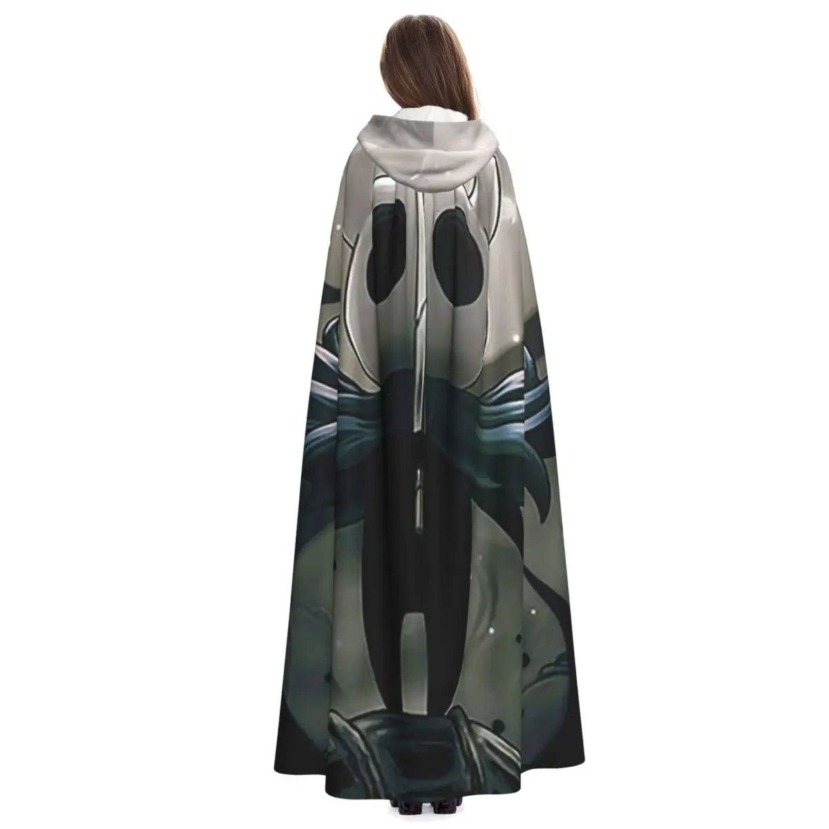 Hollow Knight Long Hooded Cloak - The Knight - 3