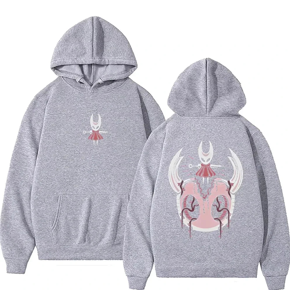 Hollow Knight Hoodie - Hornet & The Knight Skull - Multiple Choice of Colors