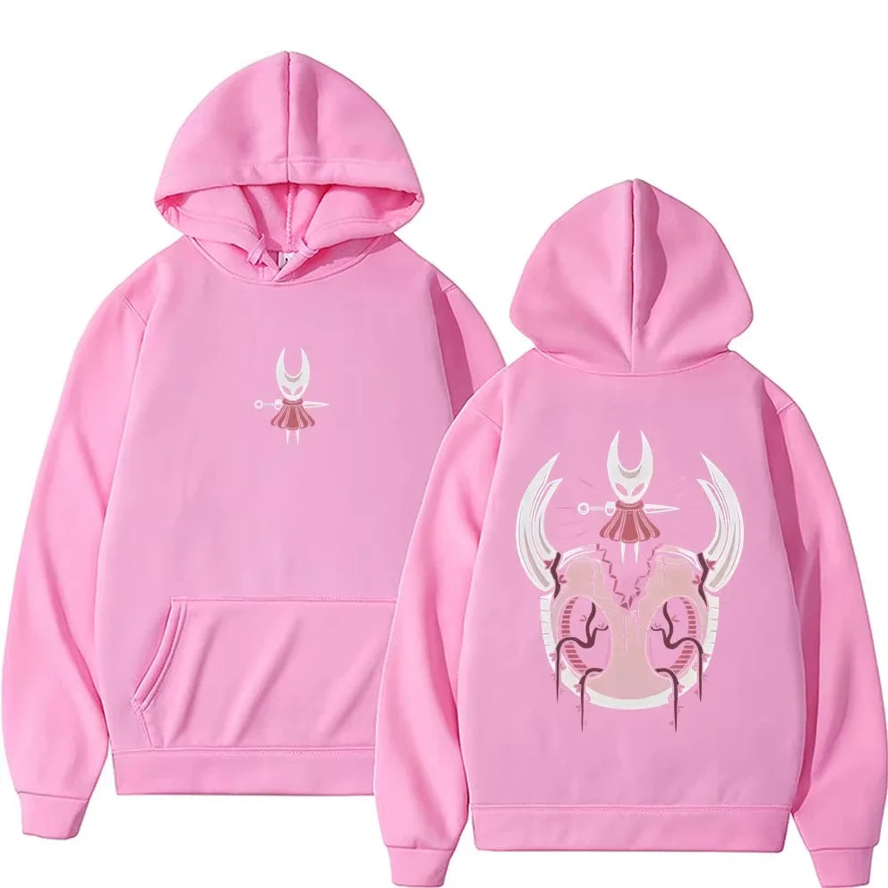 Hollow Knight Hoodie - Hornet & The Knight Skull - Multiple Choice of Colors