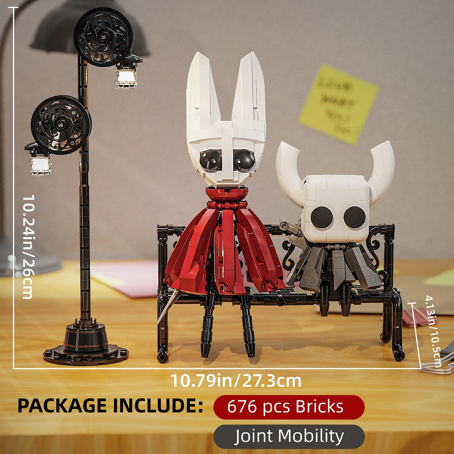 Hollow Knight Hornet & The Knight Building Block Figure - 667 PCS