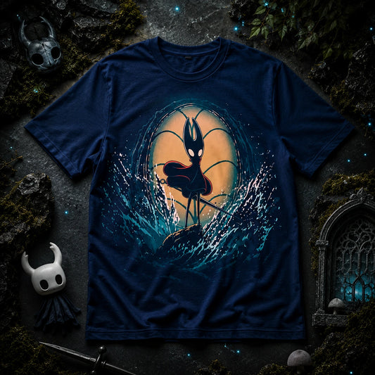 T-Shirt Bleu Marine Hollow Knight Sea of Sorrow