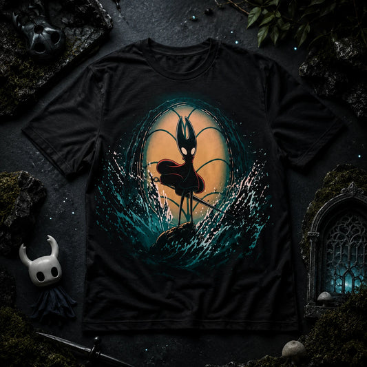 T-shirt noir "Hollow Knight Sea of Sorrow"