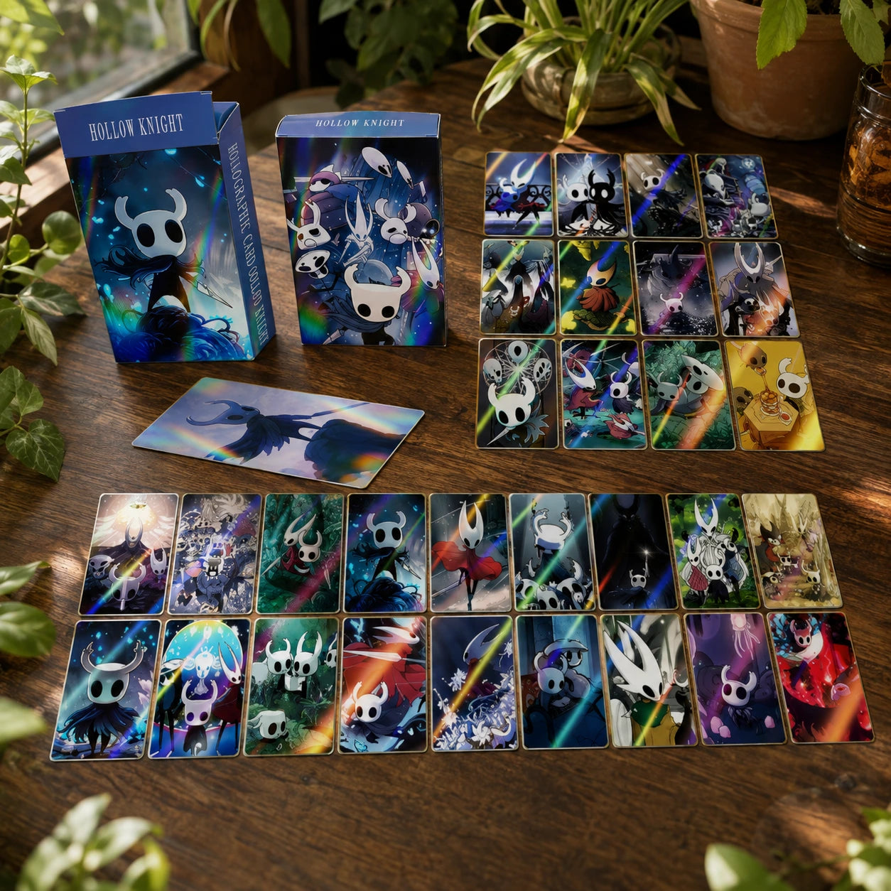 Hollow Knight The Knight Holographic Trading Card Set – 30 Cards