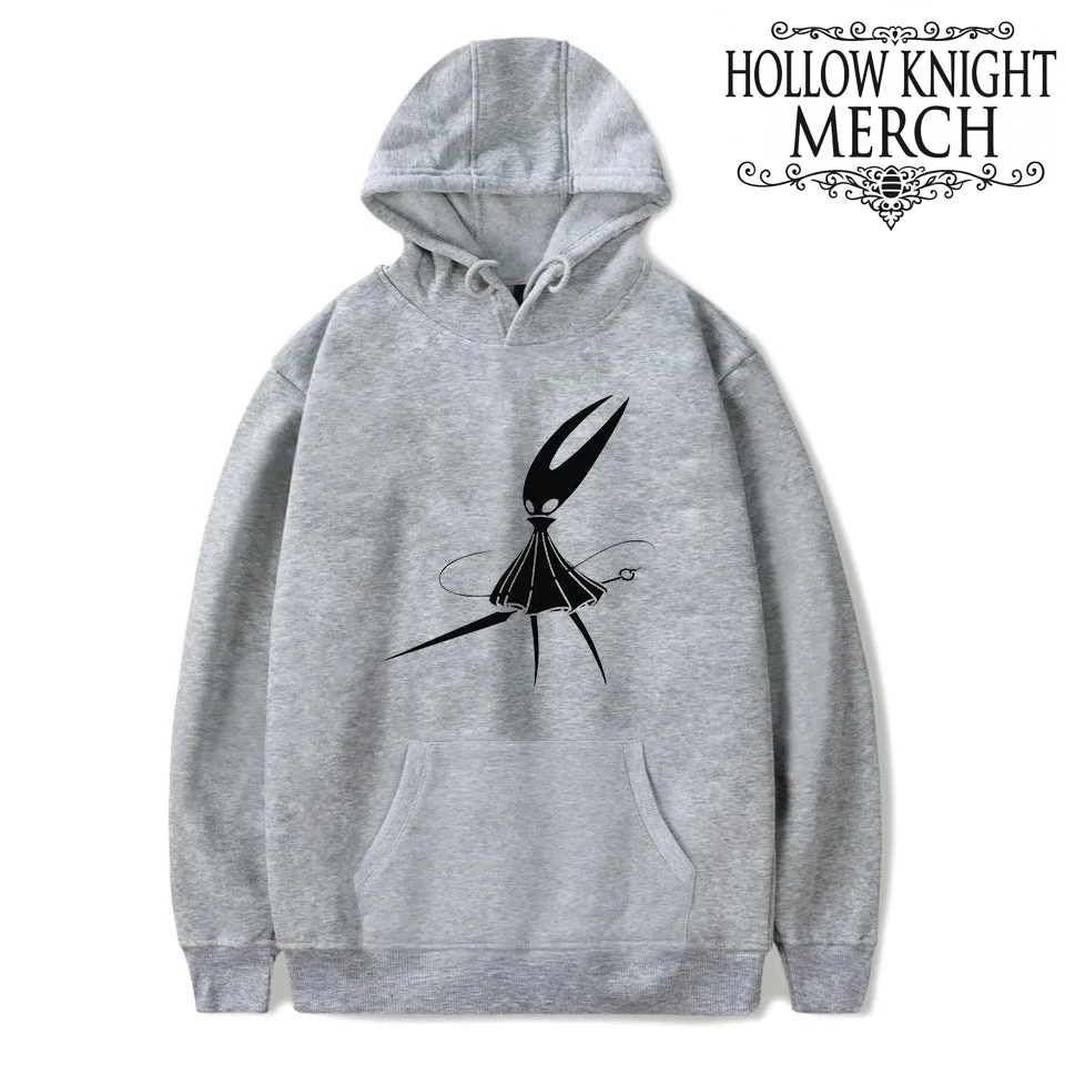 Hollow Knight Silksong Gray Hoodie - Hornet