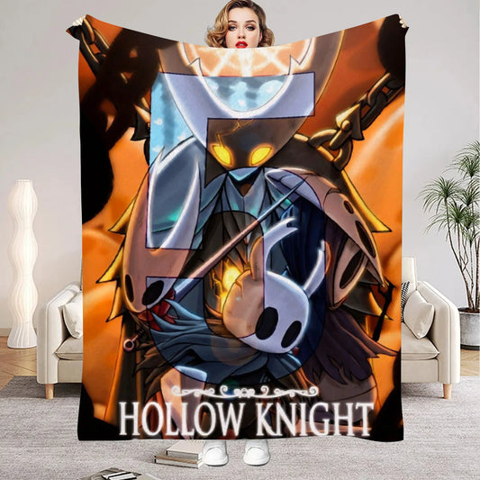Hollow Knight Flannel Blanket – Ultra Soft Gaming Throw Blanket - Design 4
