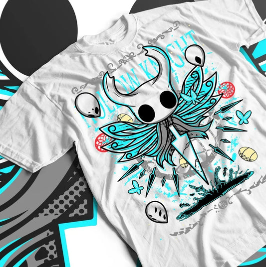 Hollow Knight Vintage White T-Shirt - The Knight