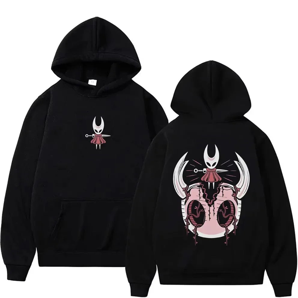 Hollow Knight Hoodie - Hornet & The Knight Skull - Multiple Choice of Colors
