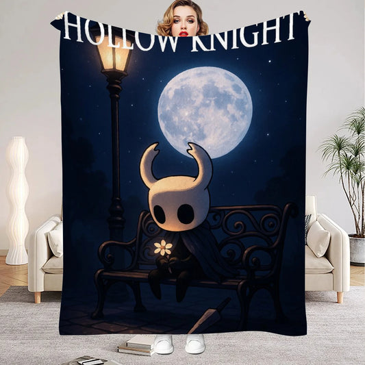 Hollow Knight Flannel Blanket – Ultra Soft Gaming Throw Blanket - Design 2