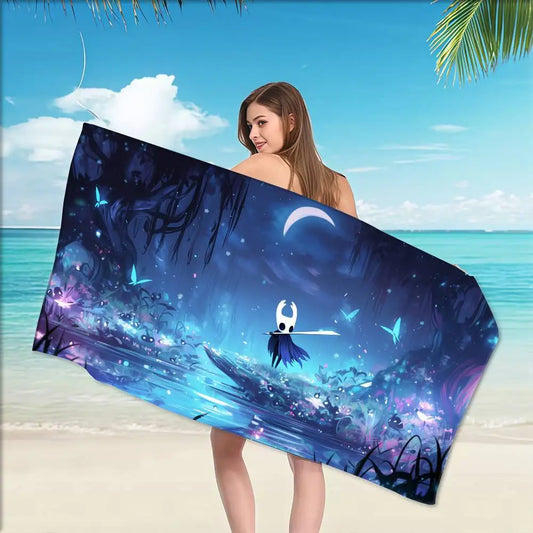 Hollow Knight Microfiber Towel - The Knight & Lifeblood Design 2