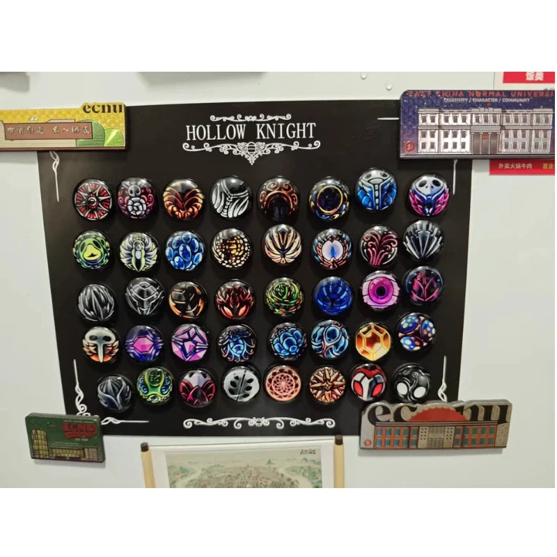 Hollow Knight Silksong Magnetic Charm Set – Complete Collectible Character Collection