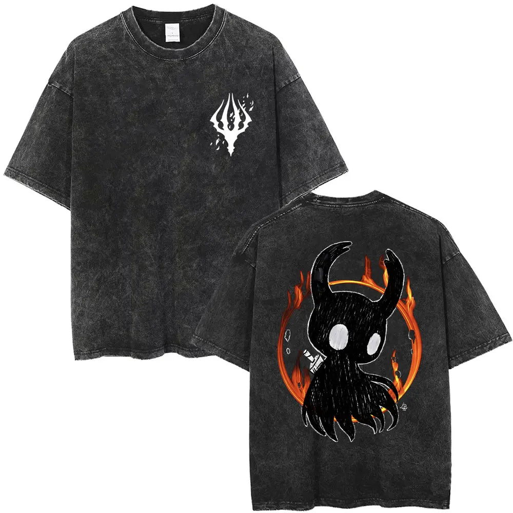 Hollow Knight Schwarzes T-Shirt - Schatten