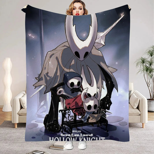 Hollow Knight Flannel Blanket – Ultra Soft Gaming Throw Blanket - Design 7