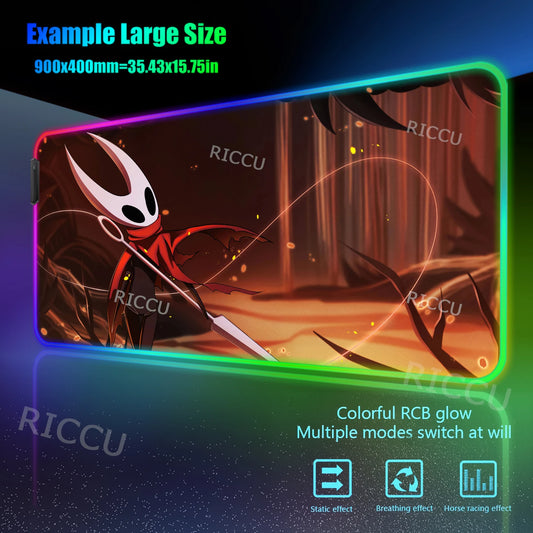 Hollow Knight Silksong Led Mouse Pad - Hornet - 3