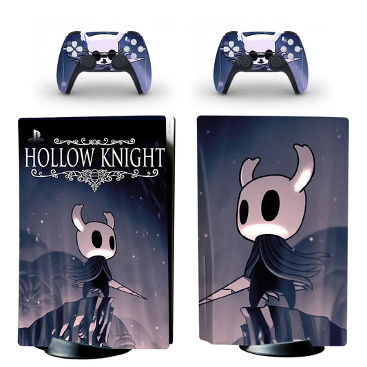 Hollow Knight PS5 Skin – Silksong Vinyl-Aufkleber-Abziehbild für Konsole und Controller – 1