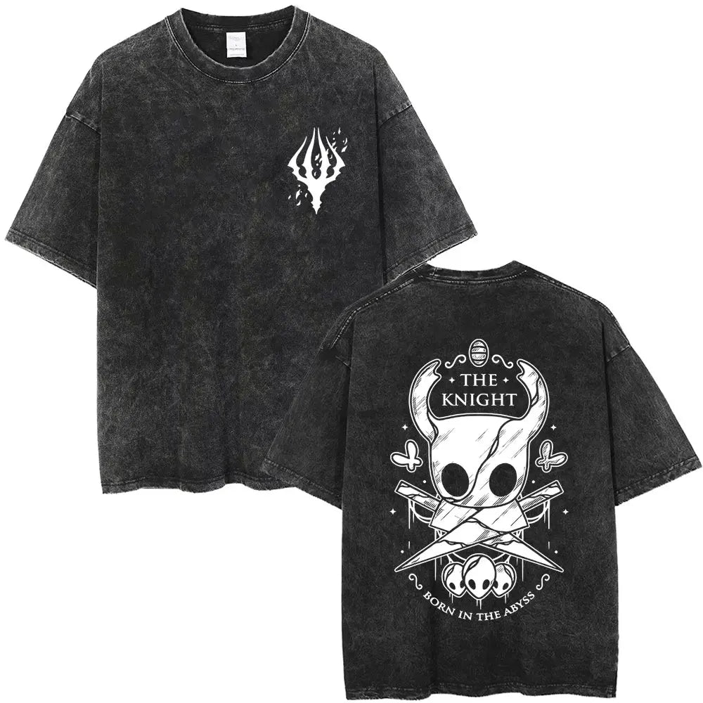 Hollow Knight Schwarzes T-Shirt - Der Ritter