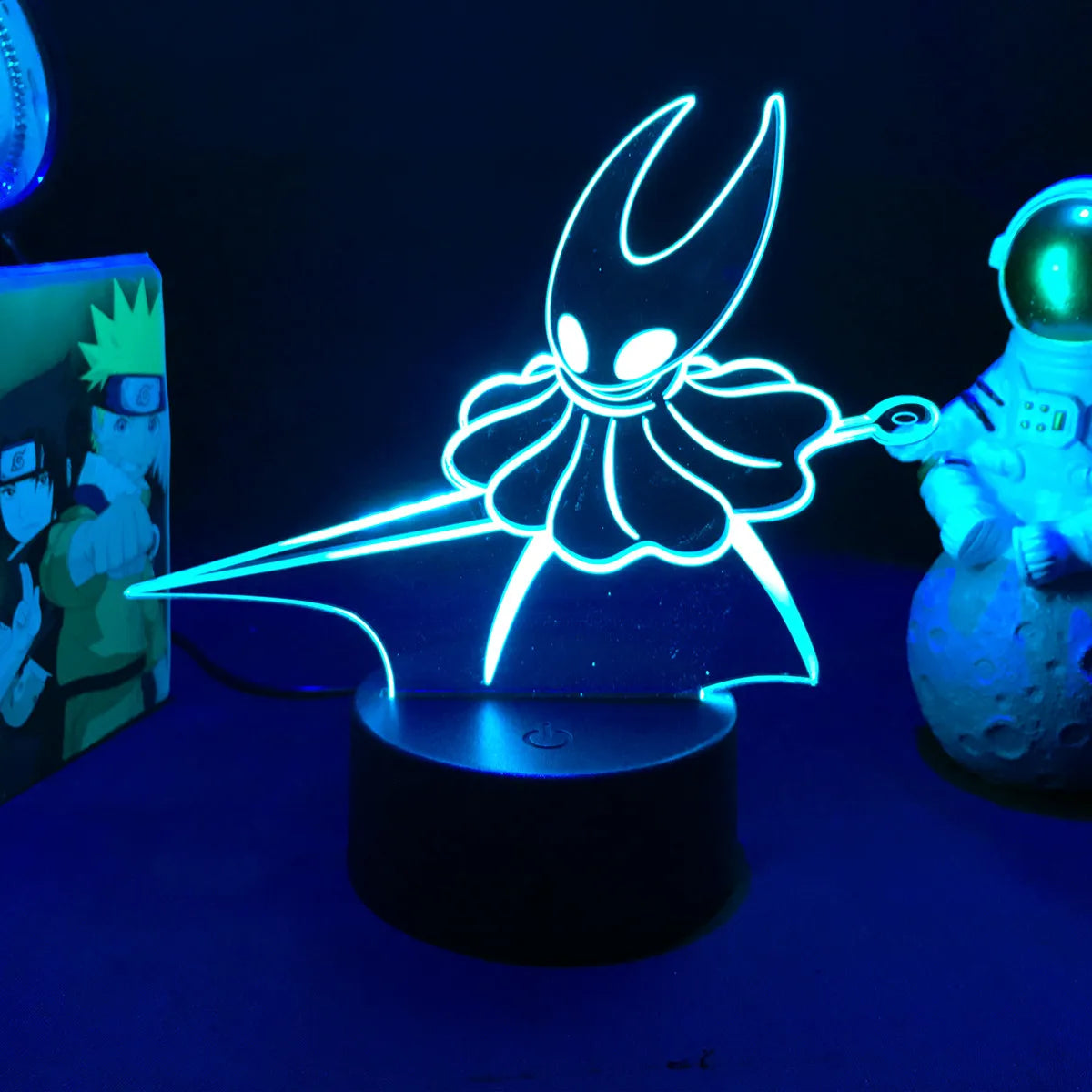 Hollow Knight Silksong Hornet 3D Acrylic LED Lamp