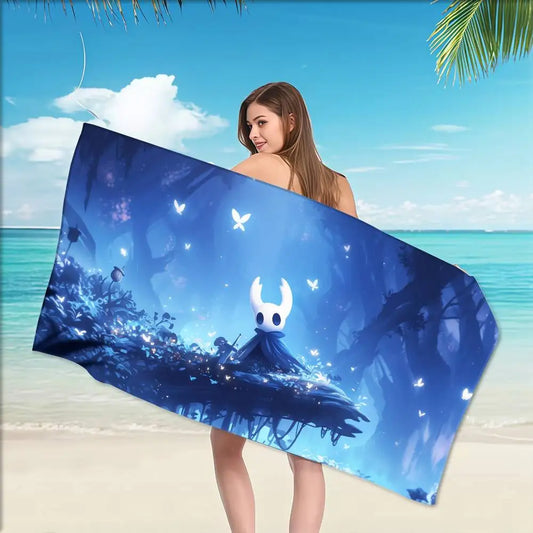 Hollow Knight Microfiber Towel - The Knight & Lifeblood Design
