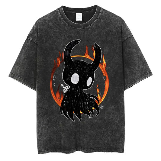 Hollow Knight Schwarzes T-Shirt - Schatten