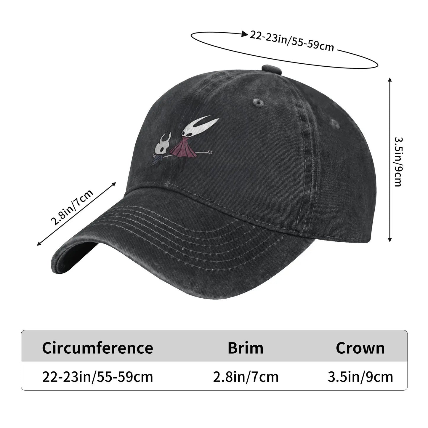 Hollow Knight Baseball Cap - The Knight & Hornet