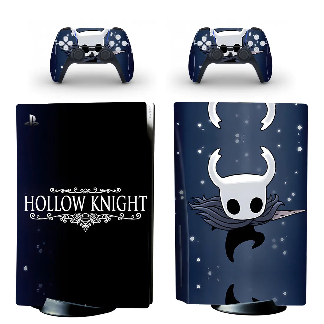 Hollow Knight PS5 Skin – Silksong Vinyl-Aufkleber-Abziehbild für Konsole und Controller – 2