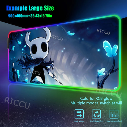 Hollow Knight Led Mouse Pad - The Knight & Lifeblood - 15