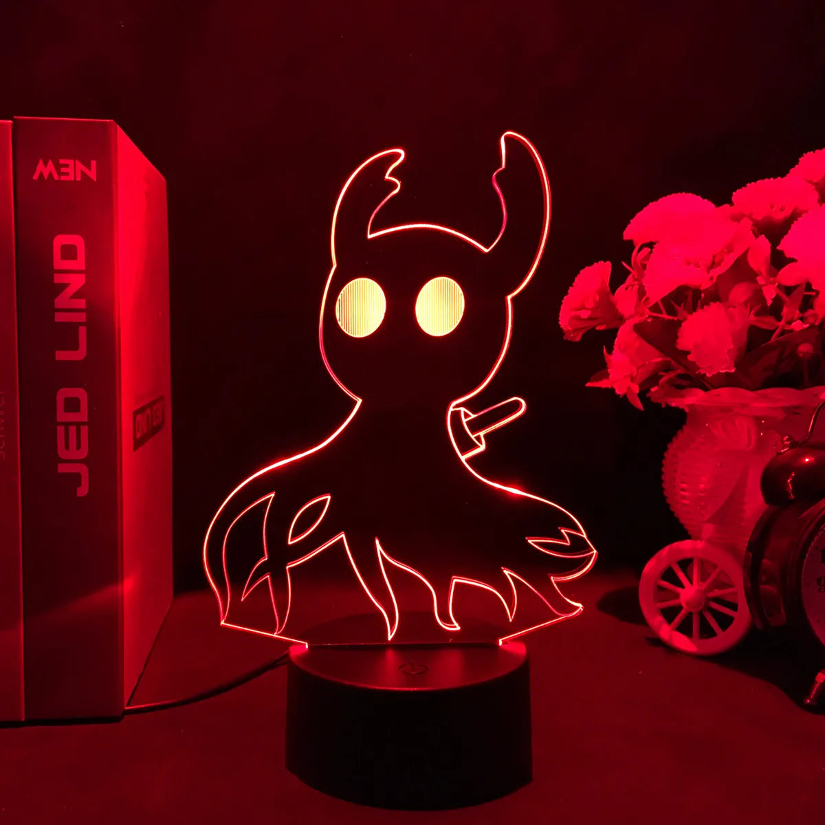 Hollow Knight Silksong Hornet 3D Acrylic LED Lamp
