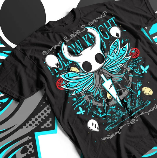 Hollow Knight Vintage Black T-Shirt - The Knight