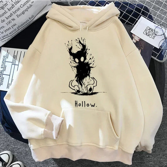 Hollow Knight Weißer Hoodie - Schatten
