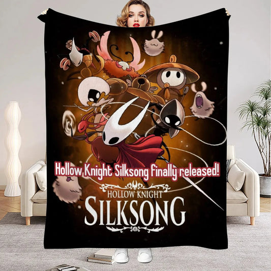 Hollow Knight Flannel Blanket – Ultra Soft Gaming Throw Blanket - Design 5