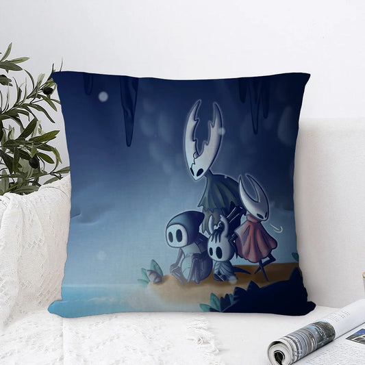 Hollow Knight Pillow Cover - The Hollow Knight & The Knight & Hornet - 8